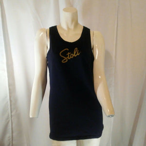 STOLI Vodka Womens Black Promo Tank Top Size Small