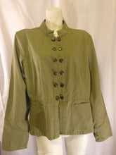 Load image into Gallery viewer, Live a Little Jacket Womens Green Size Large