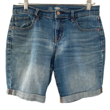 Load image into Gallery viewer, Old Navy Shorts Bermuda Cuffed Denim Fitted Womens Size 4 Regular