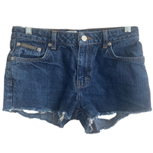 Load image into Gallery viewer, Calvin Klein Shorts Denim Womens 3 Cutoff Distressed Medium Wash