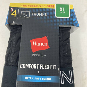 Hanes Premium Comfort Flex Fit 4 Pack Trunks Size XL 40 42