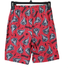 Load image into Gallery viewer, Sharknado Pajama Shorts Boy size 10/12 shark jaws horror cult Red Black