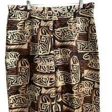 Load image into Gallery viewer, Leslie Fay Wide Leg Pants Womens Size 18 Abstract Tribal Pattern