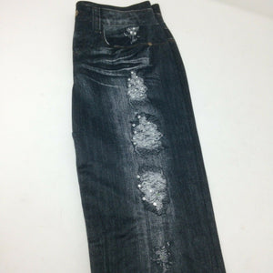 One Step Up Decorative Girls Distressed Leggings One Size 7-16