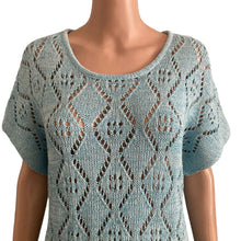 Load image into Gallery viewer, Leo &amp; Nicole Sweater Womens Large Light Blue Knit