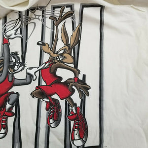 Vintage 90s Bugs Bunny Wile E Coyote UNM Basketball Lobos Tank Top new mexico M