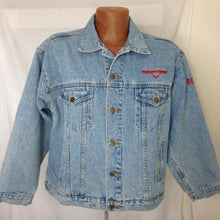 Load image into Gallery viewer, Harley Davidson Cafe Las Vegas Ride Free Mens Blue Denim Jacket Size Small