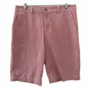 Polo Ralph Lauren Shorts Bermuda Golf Striped Red and White Mens Size 20