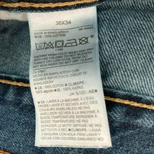 Load image into Gallery viewer, Old Navy Mens Regular Straight Blue Jeans Size 36x34