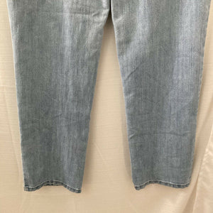 Gloria Vanderbilt Womens Light Wash Distressed blue Jeans Size 10