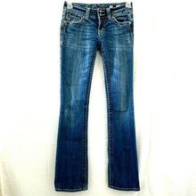 Load image into Gallery viewer, Miss Me Womens Medium Wash Bootcut Blue Jeans Size 27 Style jp5046