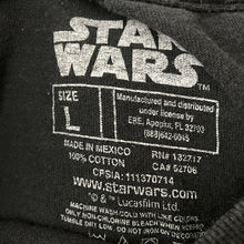 Load image into Gallery viewer, Star Wars Darth Vader Black T-shirt adult size Large sith empire chest plate pic