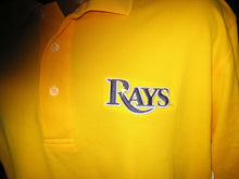 Load image into Gallery viewer, RARE Tampa Bay Rays Med staff baseball golf shirt adult size L stitched mlb