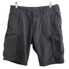 Load image into Gallery viewer, Lucky Brand Cargo Shorts Mens 31 Black Stretch