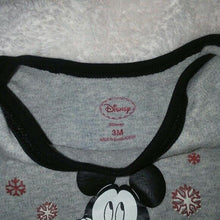 Load image into Gallery viewer, Mickey Mouse Footed One Piece Bodysuit and Shorts 3 Months