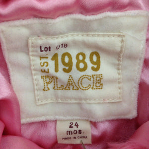 Children Place Est 1989 Baby Girl Pink Faux Fur Jacket 24 Months