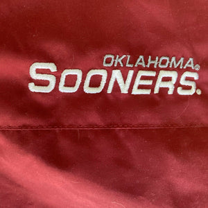 Oklahoma Sooners Micro Polar Fleece Red and White Jacket XL ncaa football