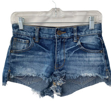 Load image into Gallery viewer, Bullhead Denim Shorts Cutoffs Slouchy Short Womens Size 0 Medium Wash