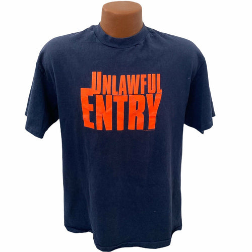 Vintage 1992 Unlawful Entry Movie shirt Adult Size L kurt russell ray liotta vtg