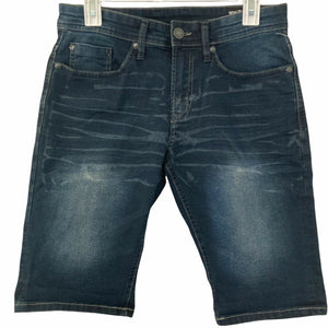 Buffalo David Bitton Evan X Shorts Denim Bermuda Dark Wash Mens Size 30