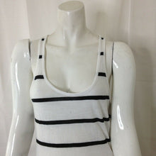 Load image into Gallery viewer, Victorias Secret Pink Blue and White Striped Racer Back Tank Top Small