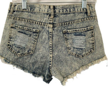 Load image into Gallery viewer, Unbranded Short Shorts Distressed Acid Wash Womens Size Large