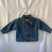 Load image into Gallery viewer, Sesame Street Child’s Blue Denim Trucker Jacket 24 Months