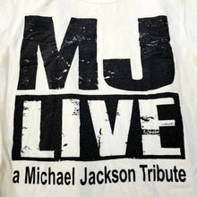 Load image into Gallery viewer, C Port &amp; Company Adults Mens Womens White MJ Live Michael Jackson Tshirt  S