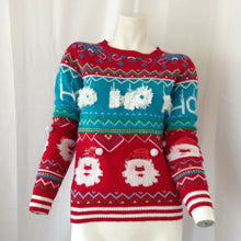 Load image into Gallery viewer, No Boundaries Multicolored Santa Ugly Christmas Sweater Small