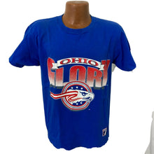 Load image into Gallery viewer, vintage 1992 SUPER RARE Ohio Glory shirt L WLAF Football LOGO 7 90s vtg nfl
