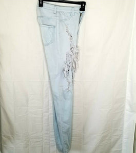 Aphrodite Jeans Light Wash Distressed Womens Juniors size 1