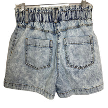 Load image into Gallery viewer, SO Shorts Denim Acid Wash Paperbag Waist Womens Juniors Size 9