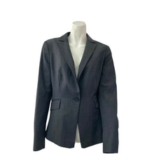 Load image into Gallery viewer, Ann Taylor Blazer Wool Blend Gray Womens Size 6