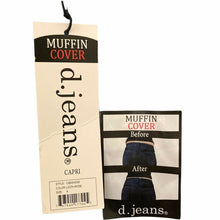 Load image into Gallery viewer, D Jeans Women’s Shapers Muffin Cover Capri Womens Light Wash Size 6