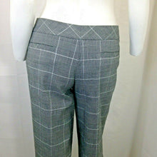 Load image into Gallery viewer, Isaac Mizrahi Womens Gray Black Silver Plaid Pants Size 6