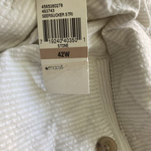Load image into Gallery viewer, izod shorts luxury sport striped beige and white womens plus size 42