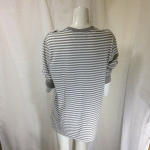 G by Guess Women's Striped Long Sleeve Shirt XL