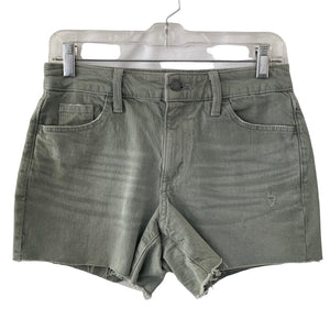 Universal Thread Shorts Vintage Midi Denim Sage Green Womens Size 0 25