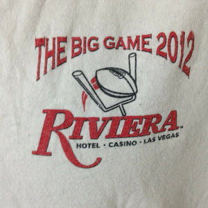 the Riviera Casino The Big Game 2012 T-shirt L las vegas superbowl nfl rare