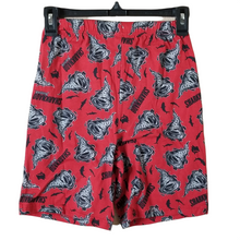 Load image into Gallery viewer, Sharknado Pajama Shorts Boy size 10/12 shark jaws horror cult Red Black