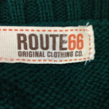 Load image into Gallery viewer, Route 66 Original Clothing Co Womens Brown and Green Reindeer Sweater Large