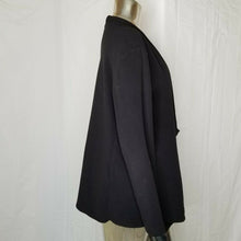 Load image into Gallery viewer, DKNY Fleece Sweat jacket Open Front Draped Womens Size XL