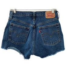 Load image into Gallery viewer, Levis 501 Shorts Cutoff Womens 28 Button Fly Blue