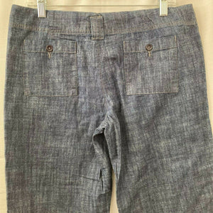 Daisy Fuentes Petites Womens Dark Wash Blue Capris 10P