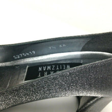 Load image into Gallery viewer, Stuart Weitzman Women&#39;s Metallic Silver Gray Shimmer Block Heels 7.5