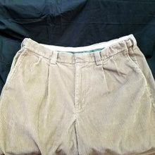 Load image into Gallery viewer, L.L. Bean Pants Mens Khaki Corduroy Straight Leg Size 34