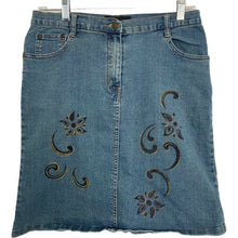 Load image into Gallery viewer, Sweet Jane Skirt Mini Denim Womens Size 14 Stretch
