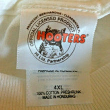 Load image into Gallery viewer, Hooters Las Vegas Casino Mens White and Orange Tshirt Size 4XL