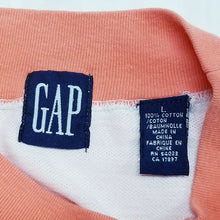 Load image into Gallery viewer, GAP Shirt Mens Golf Style Casual Size Large Orange and White