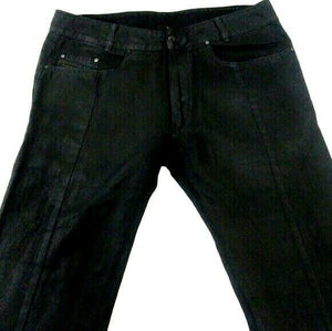 Diesel Mens Black Coated Dark Wash Jeans Size 30